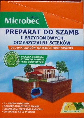 Microbec Ultra saszetka 25g - cytrynowy 18 saszetek ZESTAW